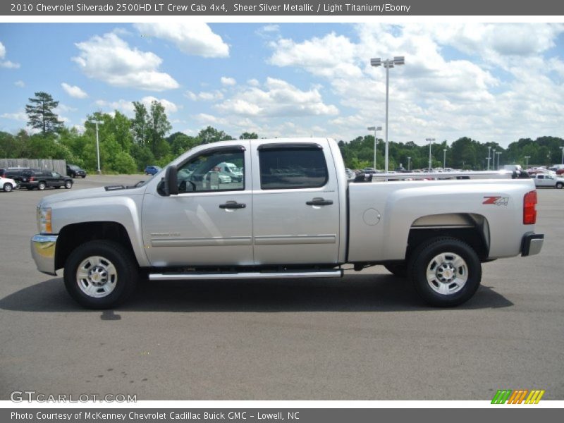 Sheer Silver Metallic / Light Titanium/Ebony 2010 Chevrolet Silverado 2500HD LT Crew Cab 4x4