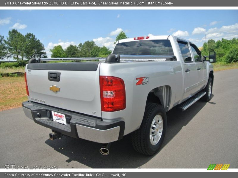 Sheer Silver Metallic / Light Titanium/Ebony 2010 Chevrolet Silverado 2500HD LT Crew Cab 4x4