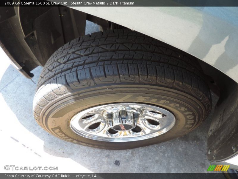 Stealth Gray Metallic / Dark Titanium 2009 GMC Sierra 1500 SL Crew Cab