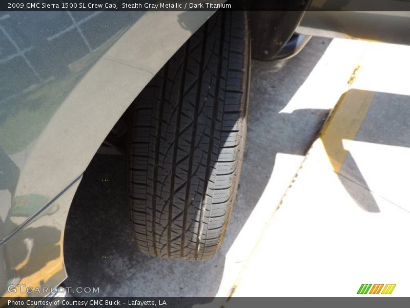 Stealth Gray Metallic / Dark Titanium 2009 GMC Sierra 1500 SL Crew Cab
