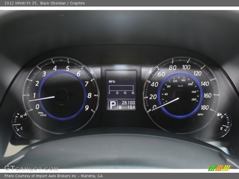 Black Obsidian / Graphite 2012 Infiniti FX 35