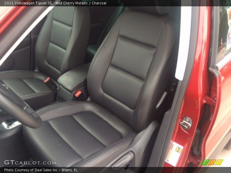 Wild Cherry Metallic / Charcoal 2011 Volkswagen Tiguan SE