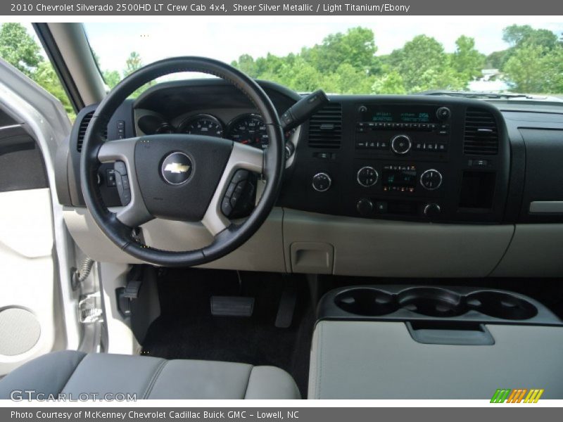 Sheer Silver Metallic / Light Titanium/Ebony 2010 Chevrolet Silverado 2500HD LT Crew Cab 4x4