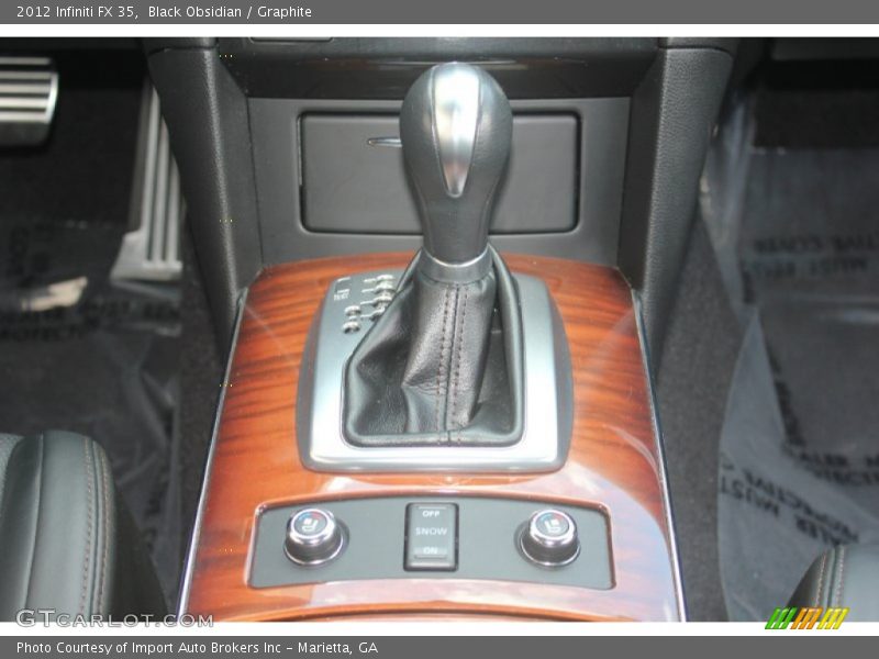 Black Obsidian / Graphite 2012 Infiniti FX 35
