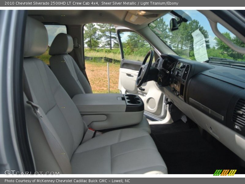 Sheer Silver Metallic / Light Titanium/Ebony 2010 Chevrolet Silverado 2500HD LT Crew Cab 4x4