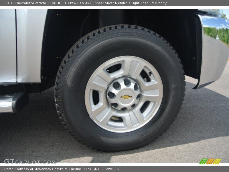 Sheer Silver Metallic / Light Titanium/Ebony 2010 Chevrolet Silverado 2500HD LT Crew Cab 4x4