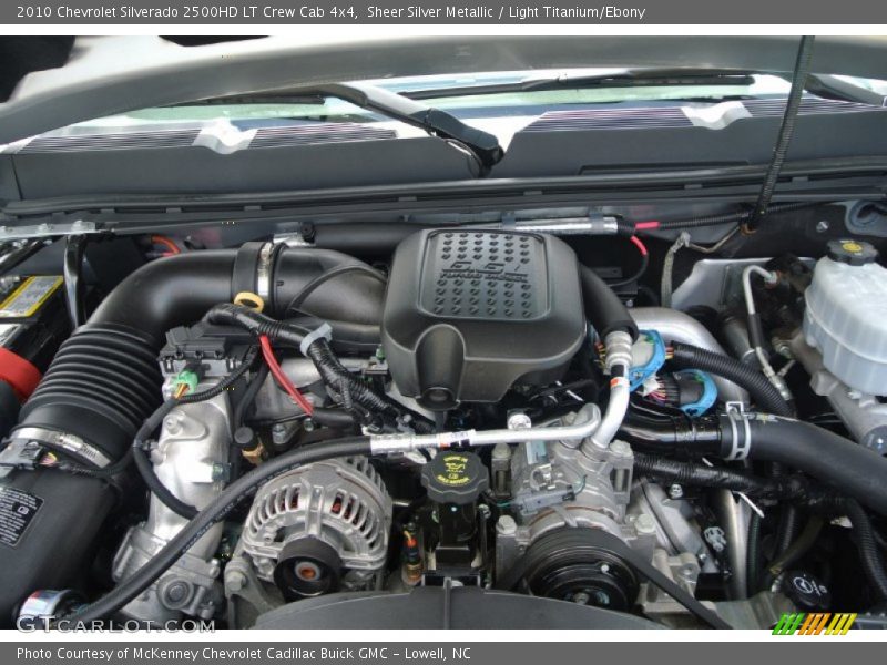 Sheer Silver Metallic / Light Titanium/Ebony 2010 Chevrolet Silverado 2500HD LT Crew Cab 4x4