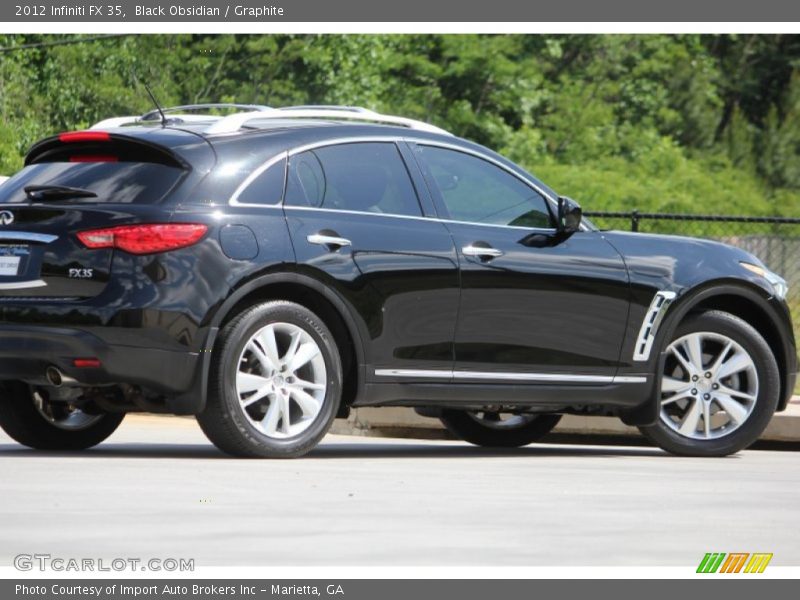 Black Obsidian / Graphite 2012 Infiniti FX 35