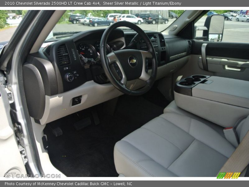 Sheer Silver Metallic / Light Titanium/Ebony 2010 Chevrolet Silverado 2500HD LT Crew Cab 4x4