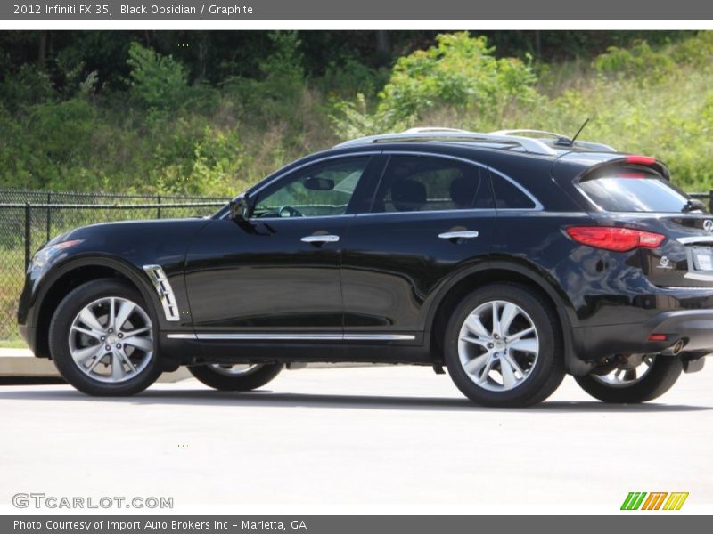 Black Obsidian / Graphite 2012 Infiniti FX 35