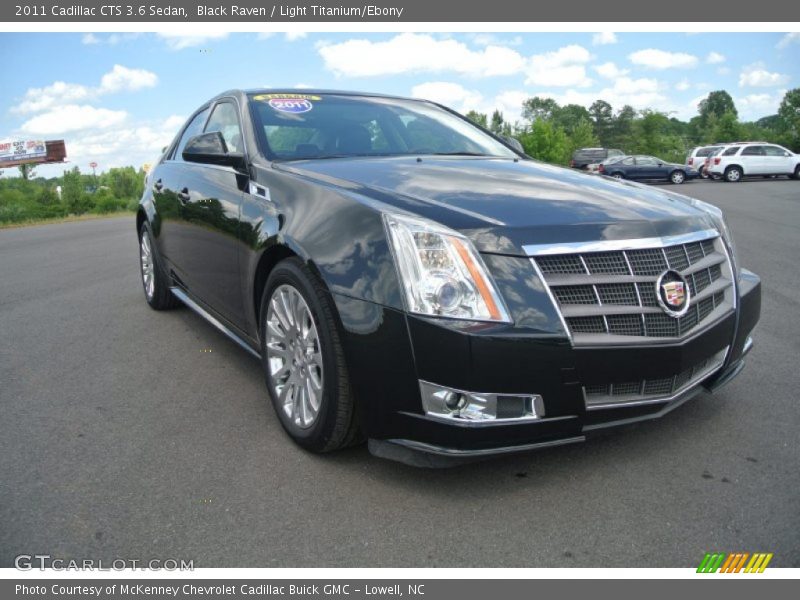 Black Raven / Light Titanium/Ebony 2011 Cadillac CTS 3.6 Sedan