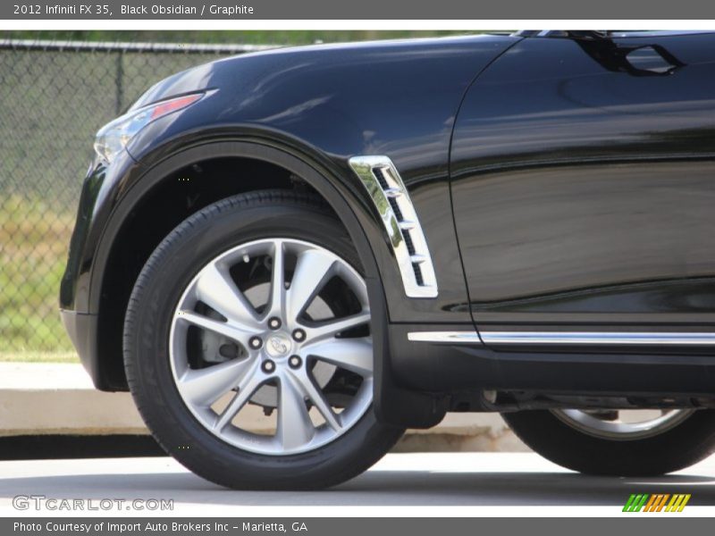 Black Obsidian / Graphite 2012 Infiniti FX 35