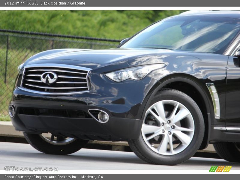 Black Obsidian / Graphite 2012 Infiniti FX 35