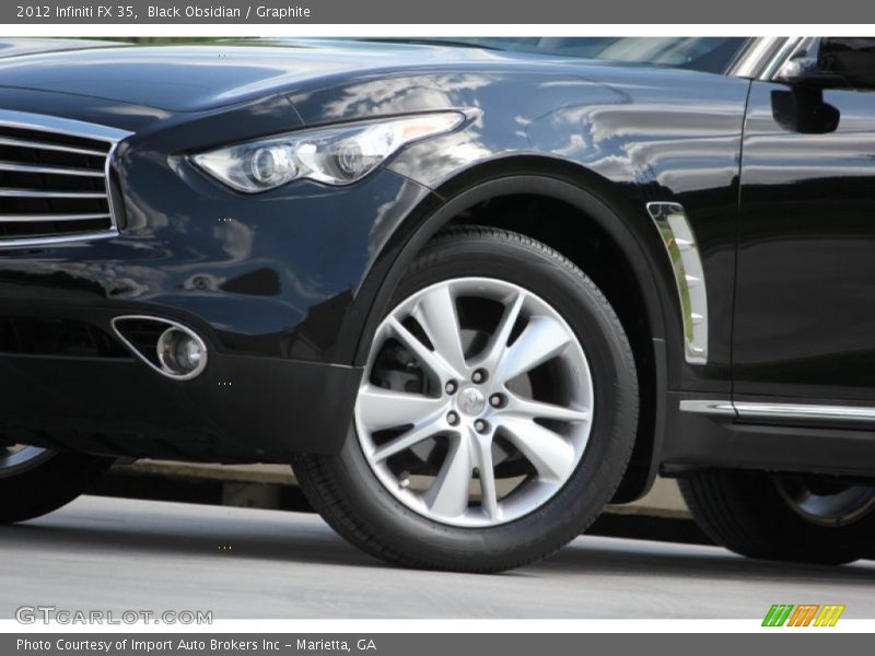 Black Obsidian / Graphite 2012 Infiniti FX 35