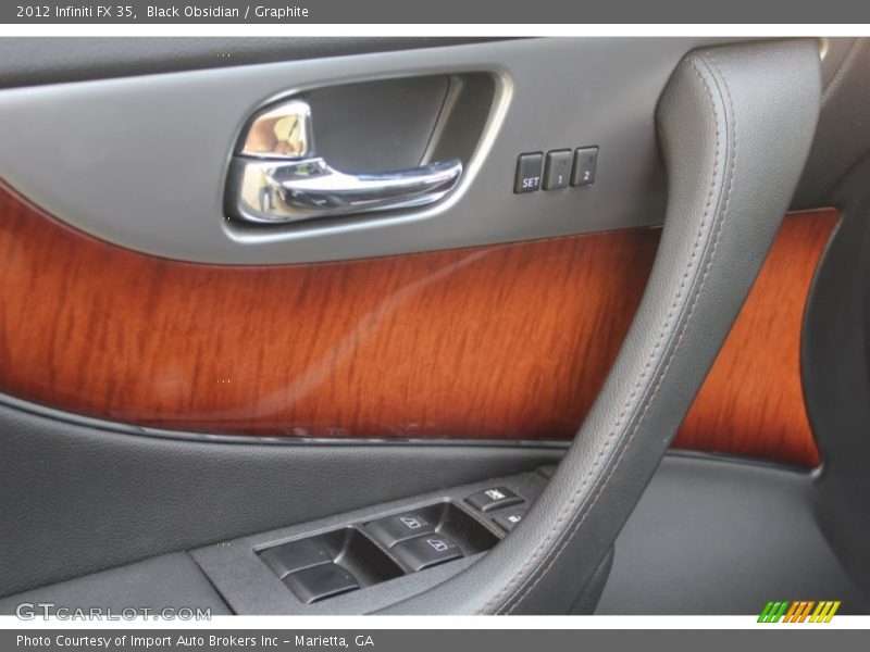 Black Obsidian / Graphite 2012 Infiniti FX 35