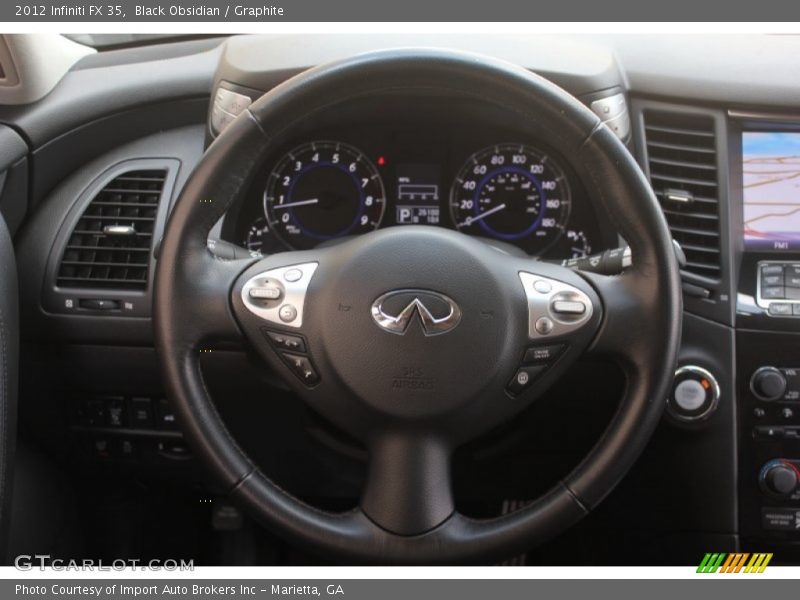 Black Obsidian / Graphite 2012 Infiniti FX 35