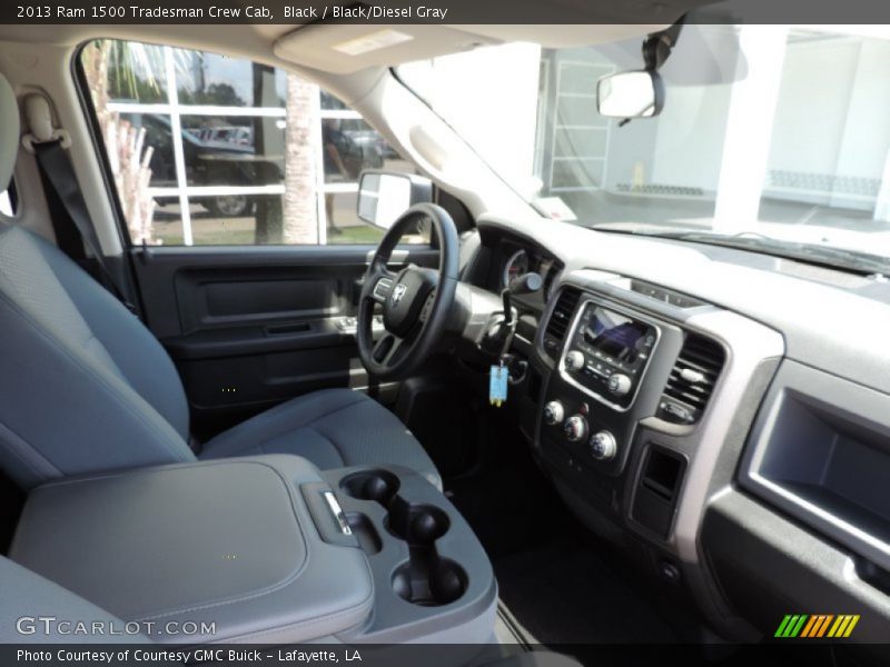 Black / Black/Diesel Gray 2013 Ram 1500 Tradesman Crew Cab