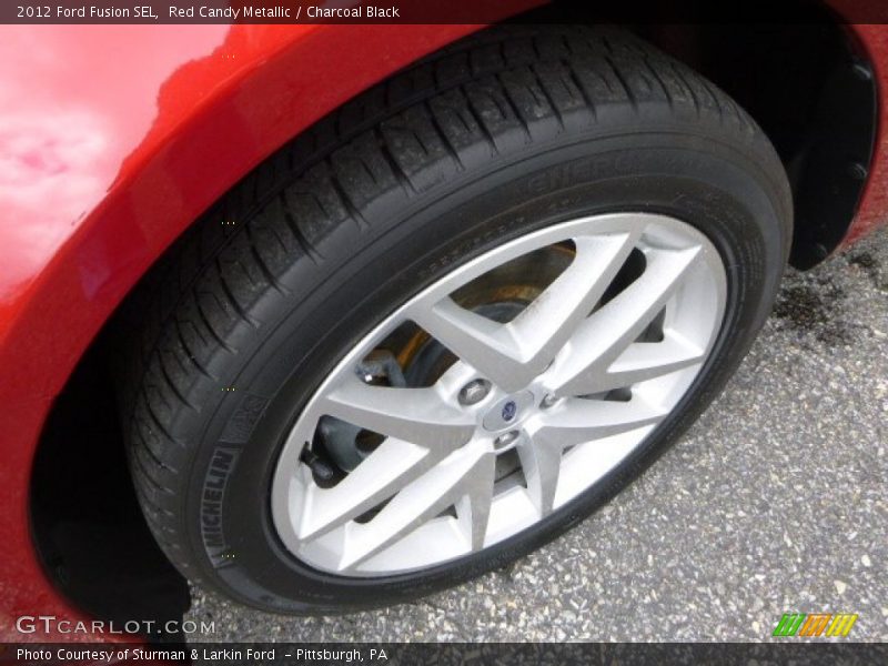 Red Candy Metallic / Charcoal Black 2012 Ford Fusion SEL