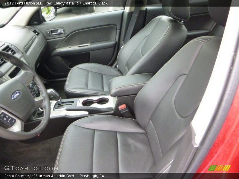 Red Candy Metallic / Charcoal Black 2012 Ford Fusion SEL