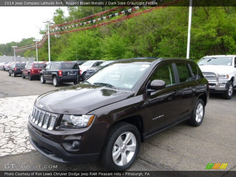 Rugged Brown Metallic / Dark Slate Gray/Light Pebble 2014 Jeep Compass Latitude 4x4