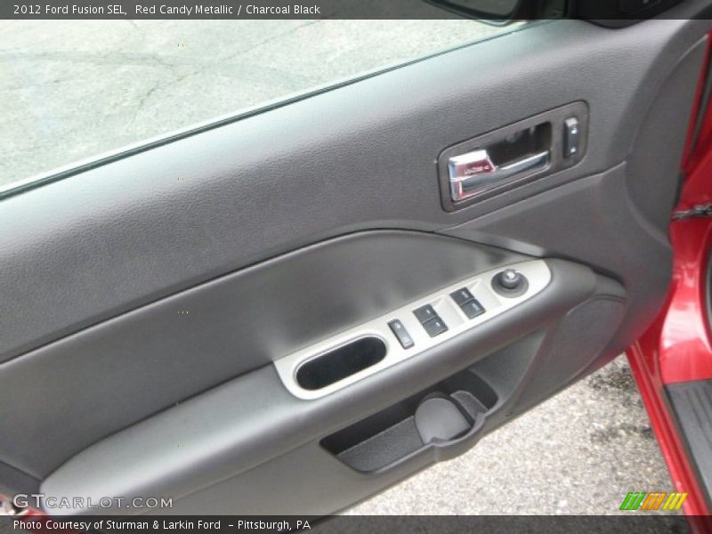 Red Candy Metallic / Charcoal Black 2012 Ford Fusion SEL