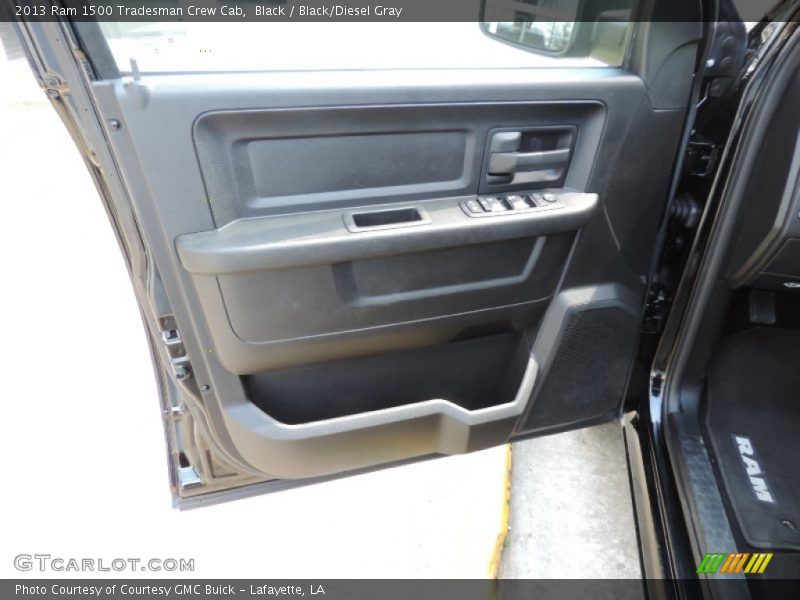 Black / Black/Diesel Gray 2013 Ram 1500 Tradesman Crew Cab