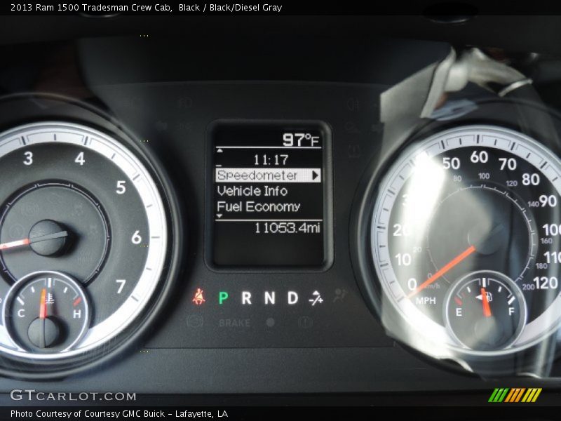 Black / Black/Diesel Gray 2013 Ram 1500 Tradesman Crew Cab