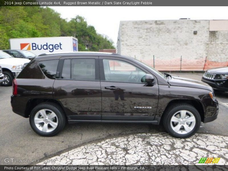 Rugged Brown Metallic / Dark Slate Gray/Light Pebble 2014 Jeep Compass Latitude 4x4