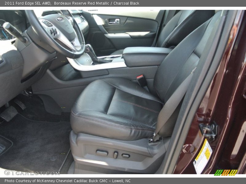 Bordeaux Reserve Red Metallic / Charcoal Black 2011 Ford Edge SEL AWD