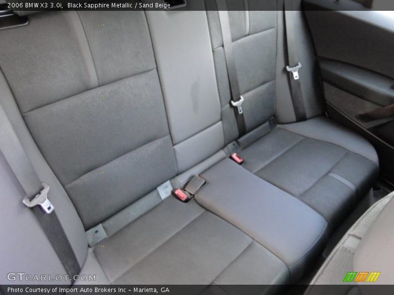 Black Sapphire Metallic / Sand Beige 2006 BMW X3 3.0i