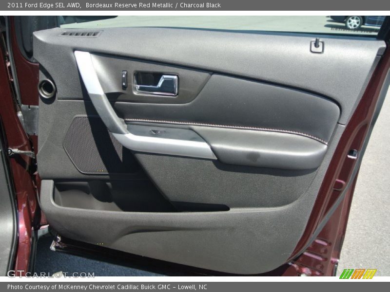 Bordeaux Reserve Red Metallic / Charcoal Black 2011 Ford Edge SEL AWD
