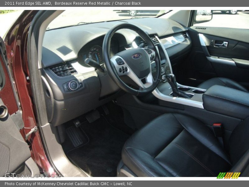 Bordeaux Reserve Red Metallic / Charcoal Black 2011 Ford Edge SEL AWD