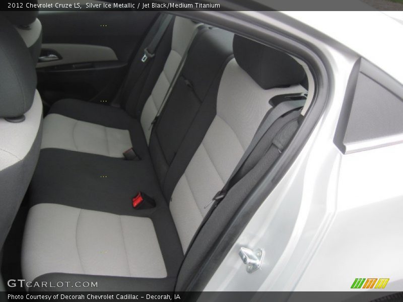 Silver Ice Metallic / Jet Black/Medium Titanium 2012 Chevrolet Cruze LS