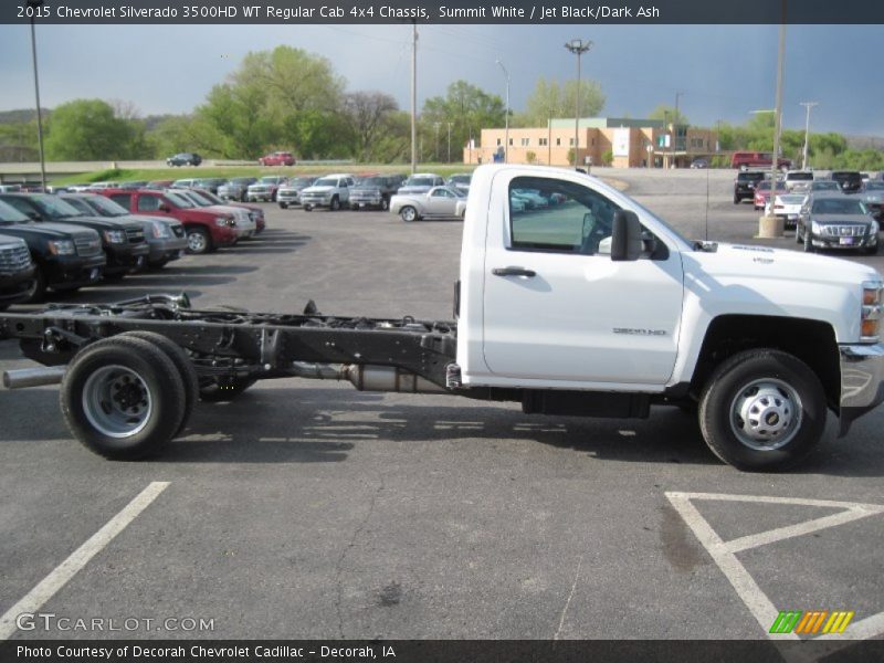 Summit White / Jet Black/Dark Ash 2015 Chevrolet Silverado 3500HD WT Regular Cab 4x4 Chassis