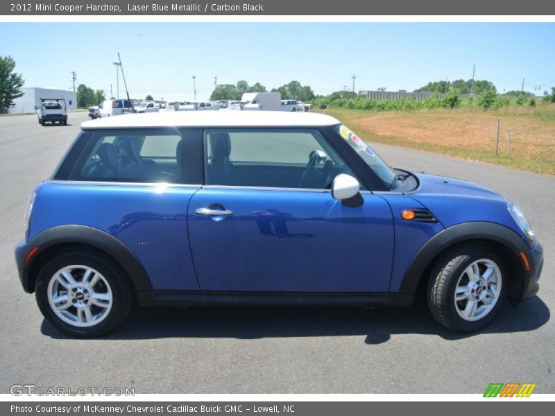 Laser Blue Metallic / Carbon Black 2012 Mini Cooper Hardtop