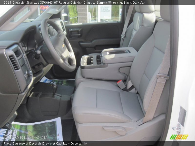 Summit White / Jet Black/Dark Ash 2015 Chevrolet Silverado 3500HD WT Regular Cab 4x4 Chassis