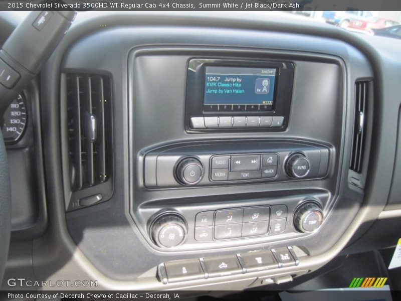 Summit White / Jet Black/Dark Ash 2015 Chevrolet Silverado 3500HD WT Regular Cab 4x4 Chassis
