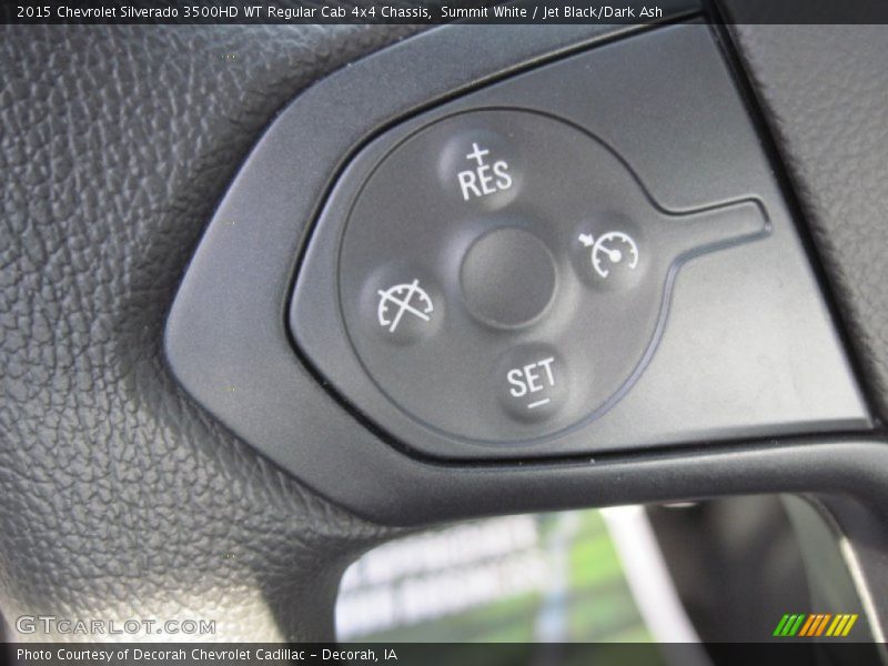 Summit White / Jet Black/Dark Ash 2015 Chevrolet Silverado 3500HD WT Regular Cab 4x4 Chassis