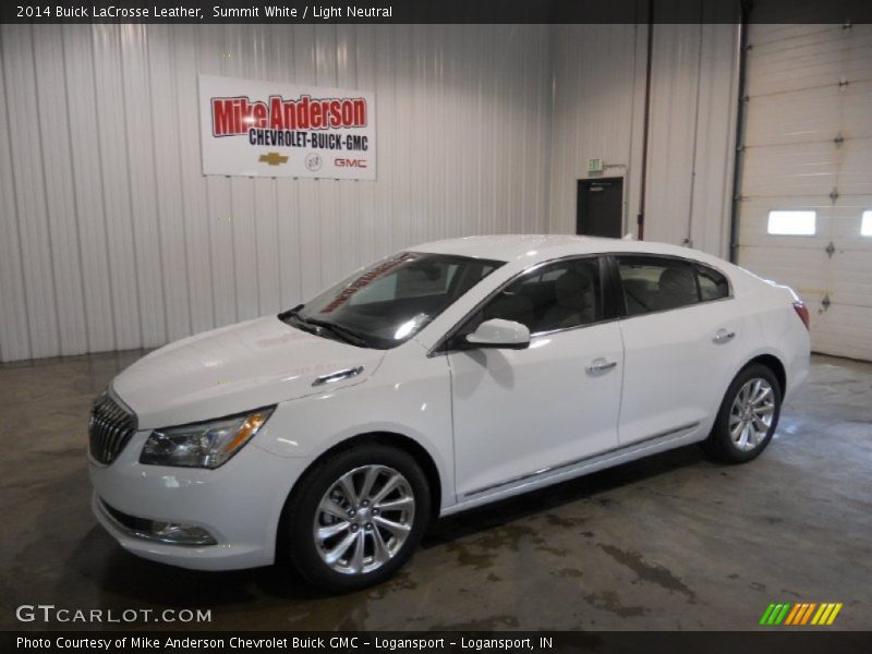 Summit White / Light Neutral 2014 Buick LaCrosse Leather