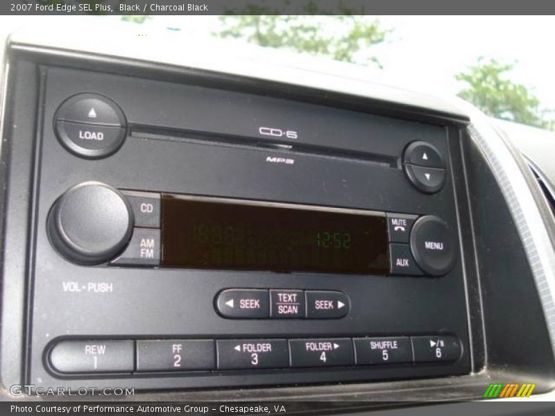 Black / Charcoal Black 2007 Ford Edge SEL Plus