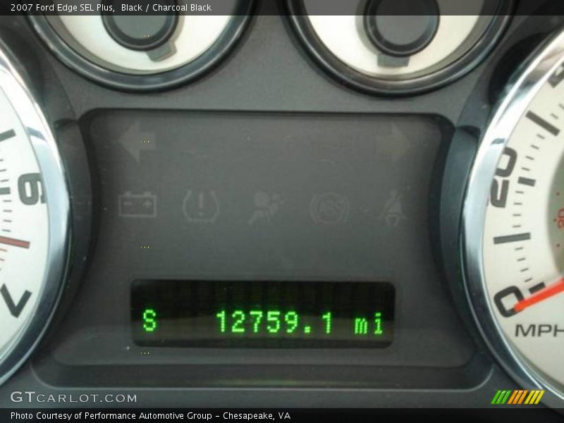 Black / Charcoal Black 2007 Ford Edge SEL Plus