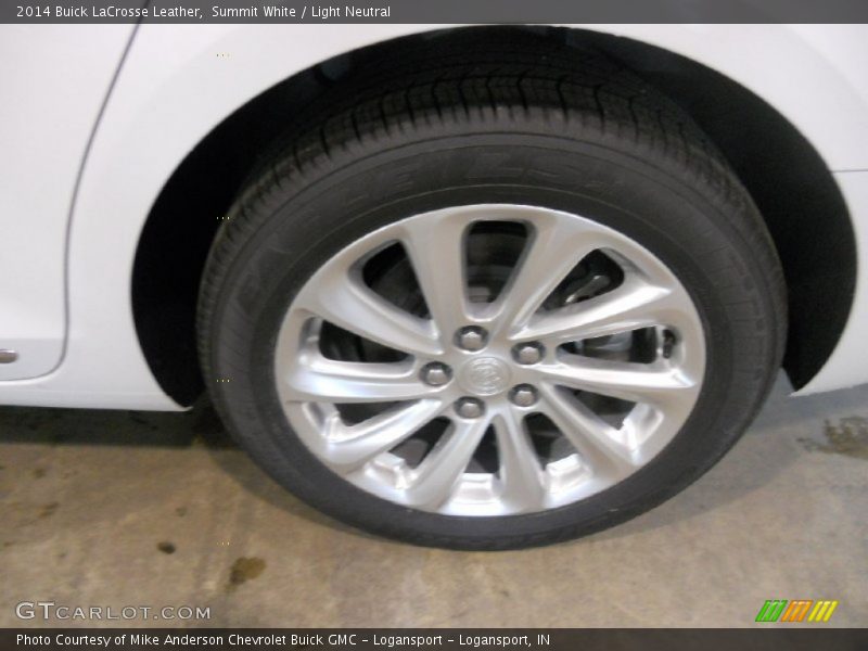 Summit White / Light Neutral 2014 Buick LaCrosse Leather