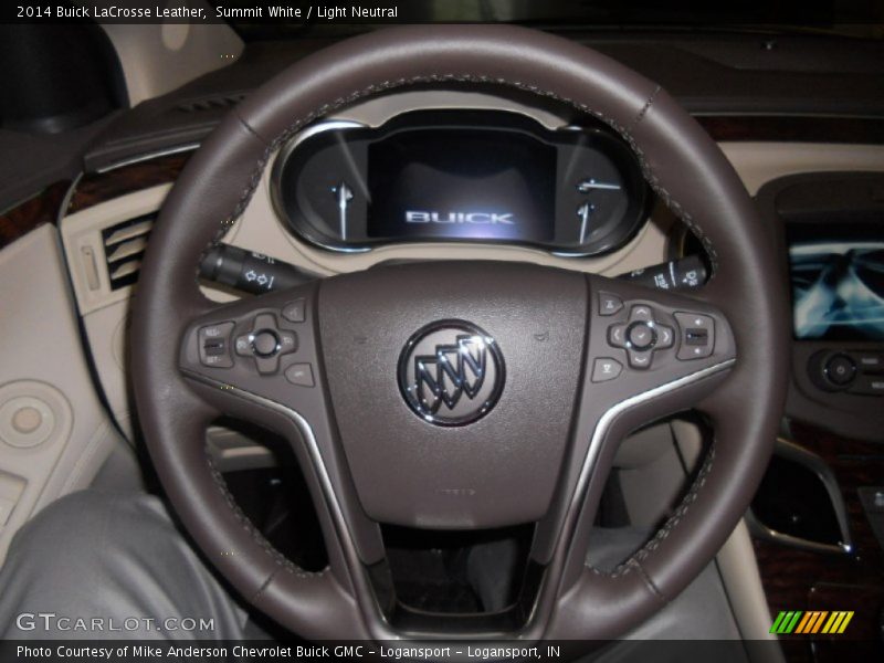 Summit White / Light Neutral 2014 Buick LaCrosse Leather
