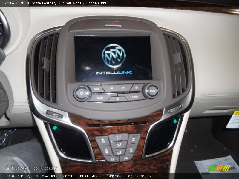 Summit White / Light Neutral 2014 Buick LaCrosse Leather