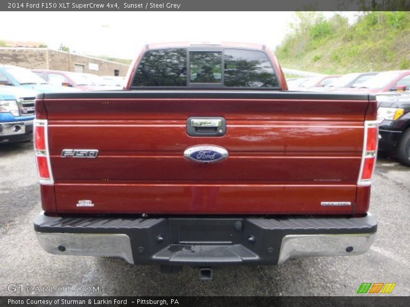 Sunset / Steel Grey 2014 Ford F150 XLT SuperCrew 4x4
