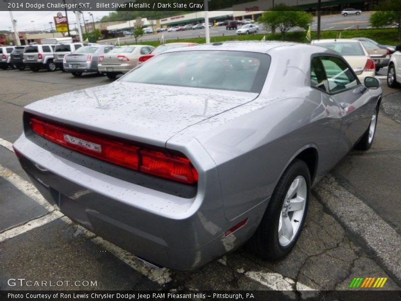 Billet Silver Metallic / Dark Slate Gray 2014 Dodge Challenger SXT