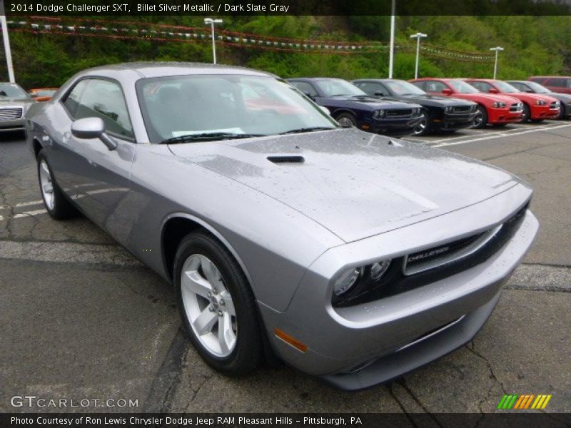 Billet Silver Metallic / Dark Slate Gray 2014 Dodge Challenger SXT