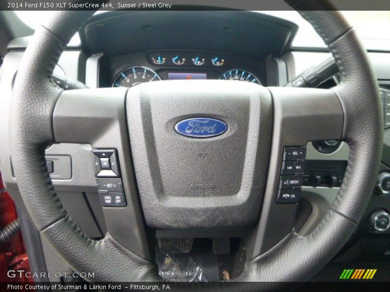 Sunset / Steel Grey 2014 Ford F150 XLT SuperCrew 4x4