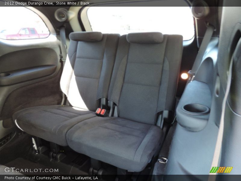 Stone White / Black 2012 Dodge Durango Crew