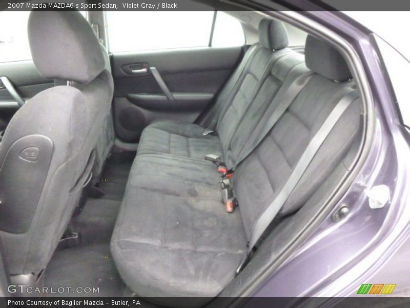Rear Seat of 2007 MAZDA6 s Sport Sedan